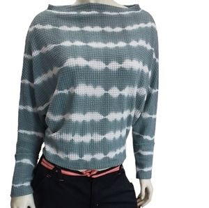 She + Sky Bat Wing Top Sweater